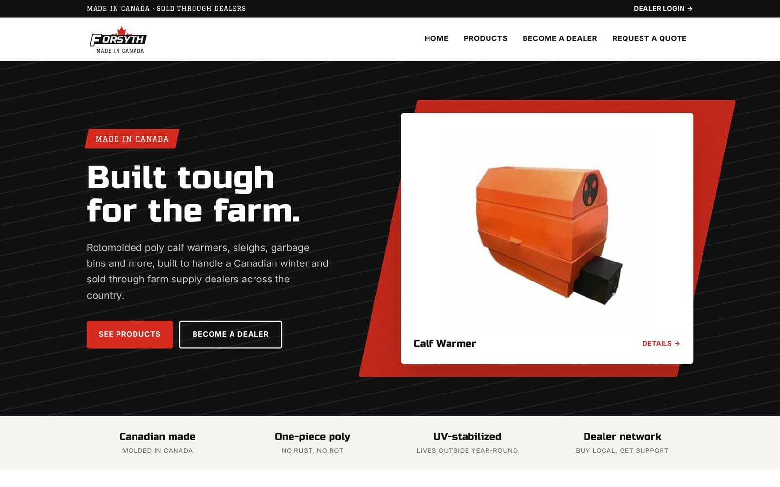 Forsyth Plastics website